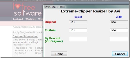 Extreme Clipper 01 screen capture tool