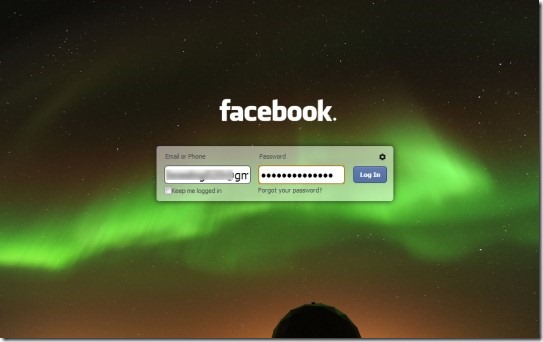 FB Refresh 01 customize Facebook login page