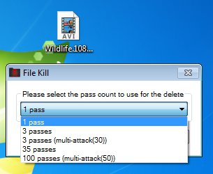 FileKill pass number