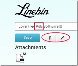 Linebin 02 write notes online
