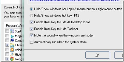 Magic Boss Key 02 hide programs