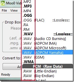 Moo0 Video to Audio 02 video file conversion