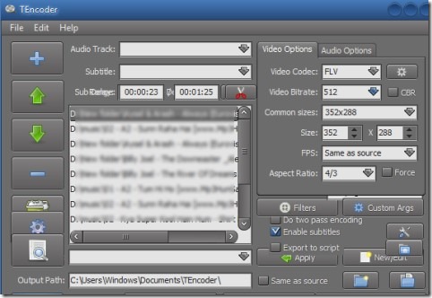 TEncoder Video Converter 01 batch audio video converter