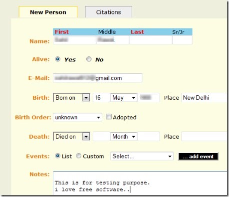 Tribalpages 04 online family tree maker