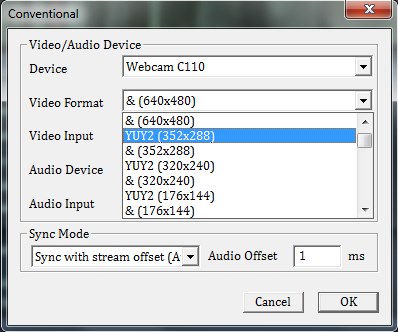 Video Painter To FLV video settings