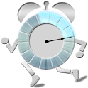 Walk me up! alarm clock icon