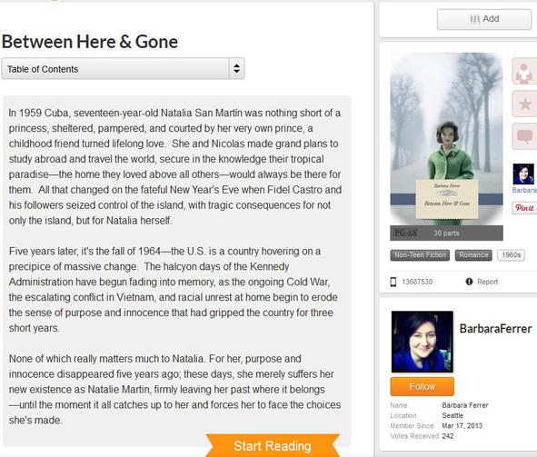 Wattpad default window