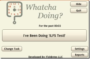 Whatcha Doing 01 time tracking application
