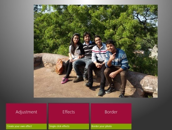 Windows 8 Photo Effects