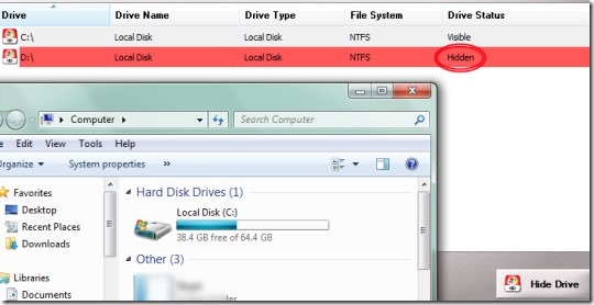 Windows Drive Hider 02 hide drives in Windows