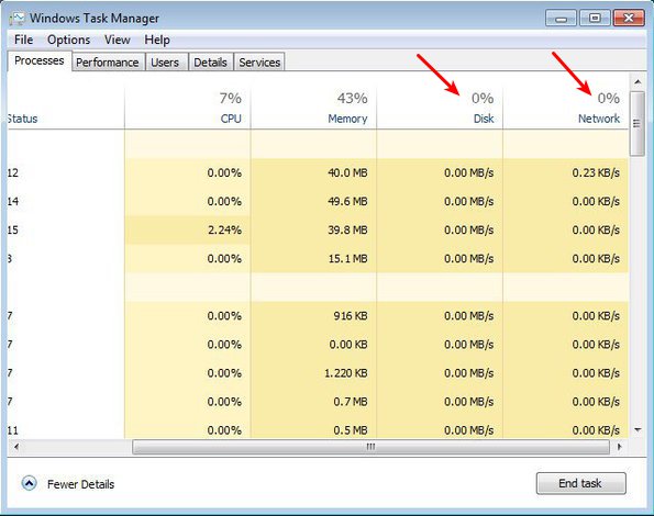 Windows Task Manager 8 activity monitor