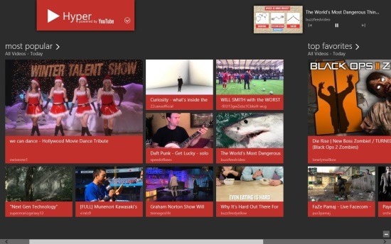 YouTube Player For Windows 8