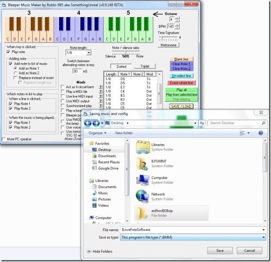 bmm save aa and load