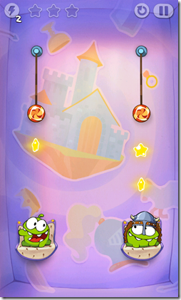 cut the rope gameplay