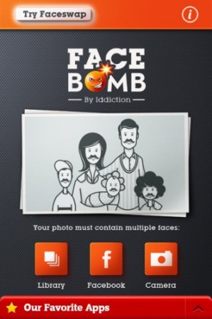 face bomb homepage