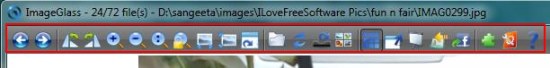 imageglass toolbar