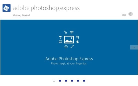introduction Adobe Photoshop Express For Windows 8
