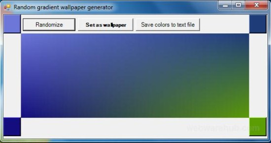 wallpaper generator interface