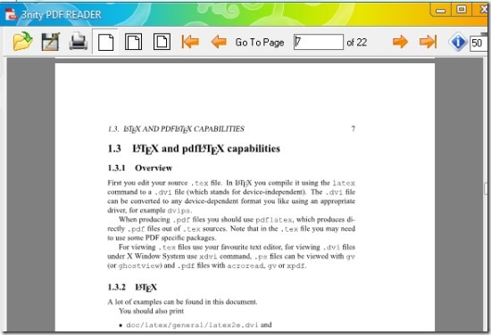 3nity PDF Reader for Windows 03