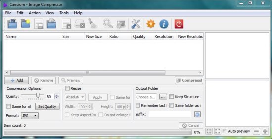 Caesium interface