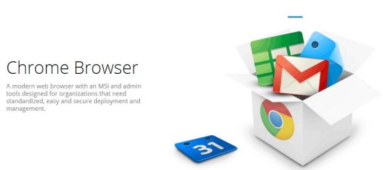 Chrome for Business interface