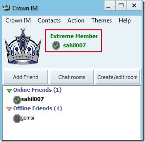 Crown IM 01 free instant messenger