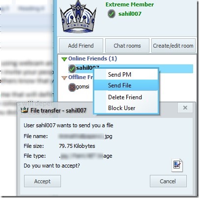 Crown IM 05 free instant messenger