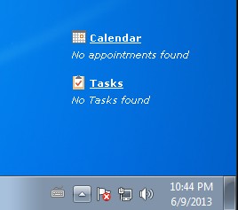 DeskTask default window