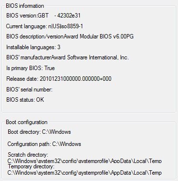 DetectCPU bios