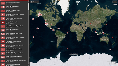 Earthquake scan app