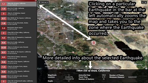 Earthquake selection