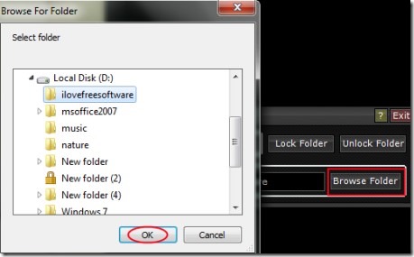 Folder Locker [V2] 02 lock folders in Windows