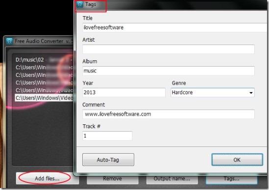 Free Audio Converter 02 convert audio files to mp3