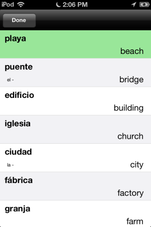 Spanish free 24/7 Language- general words-app learn spanish