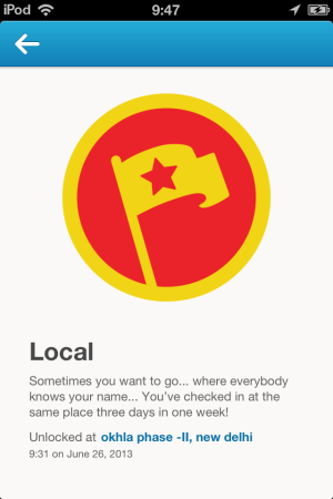 Foursquare-be a local-new foursquare