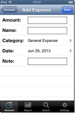 iSPending-add expenses-Expense tracker