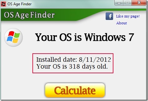 OS Age Finder 01 find OS installation date