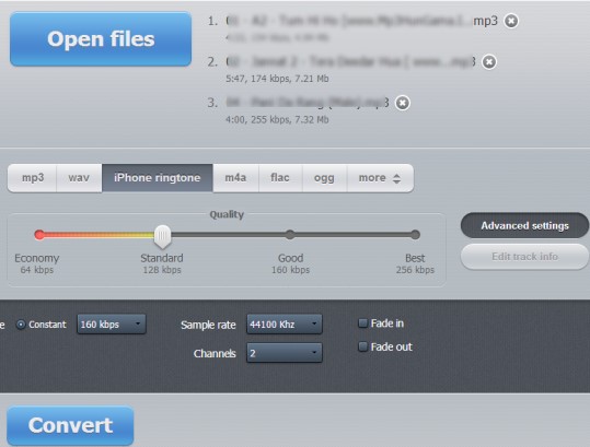 Online Audio Converter 03 online convert audio files