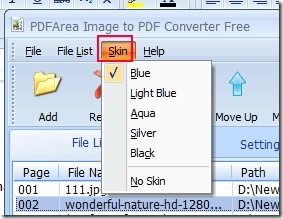 PDFArea Image To PDF Converter Free 03