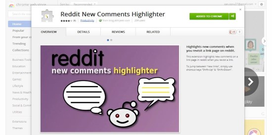 Reddit New Comments Highlighter interface