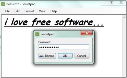 SecretPad 01 plain text encryption software