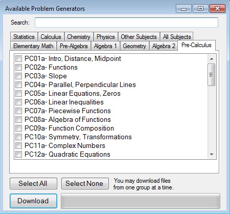 Surge selecting problem type