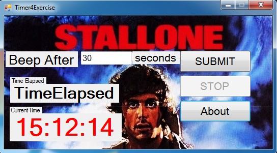 Timer4Exercise default window