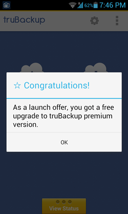 Trubackup free upgrade