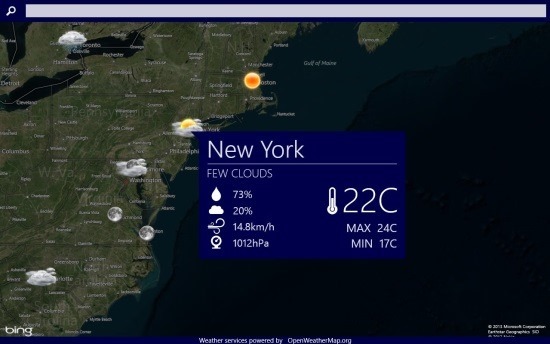 WorldWide Weather  Weather App For Windows 8