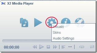 X2 Media Player 03 free music player for Windows