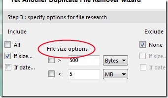 Yet Another Duplicate File Remover 04 free software for removing duplicate files