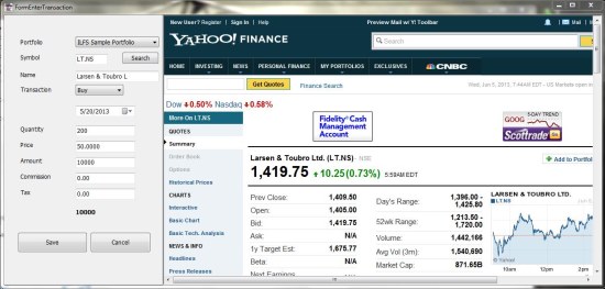 Zoom Portfolio Manager transaction