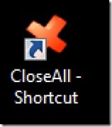 close all short cut