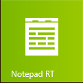 Notepad RT